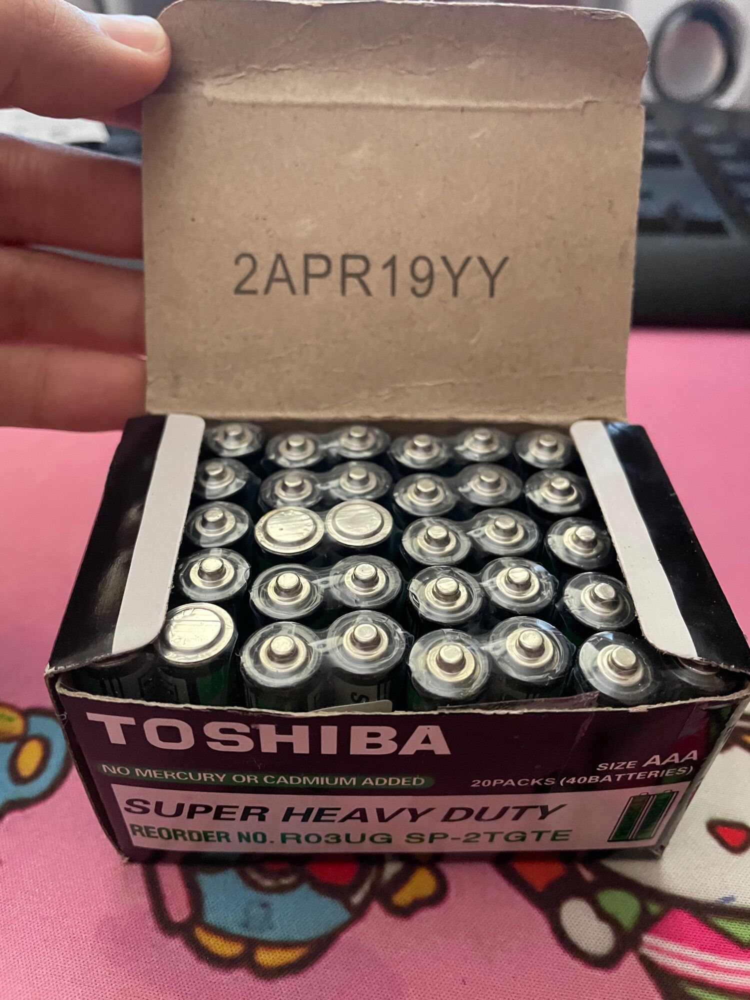5 cặp 10 cục pin tiểu aaa toshiba