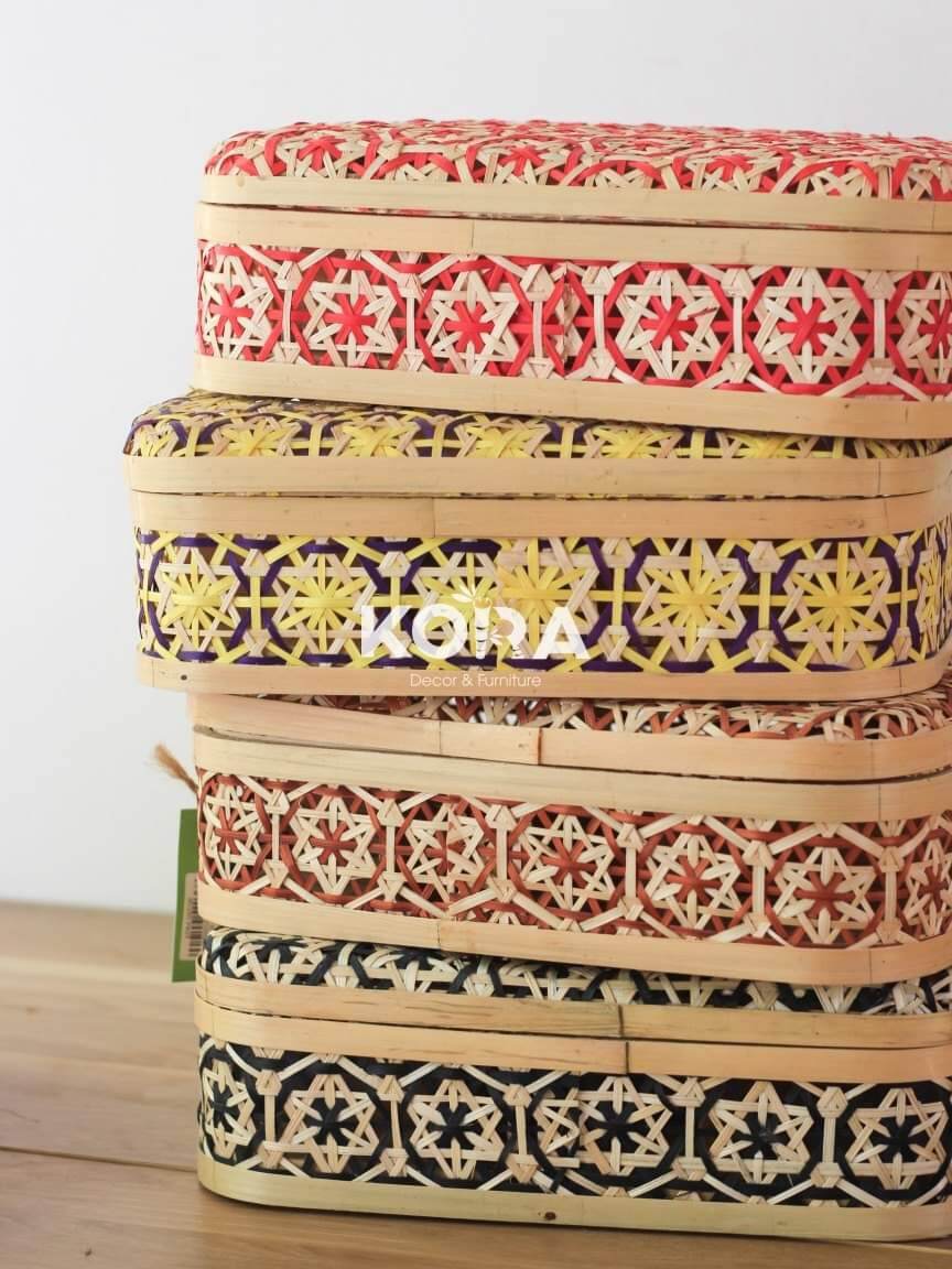 Hộp tre làn tre đựng quà cao cấp