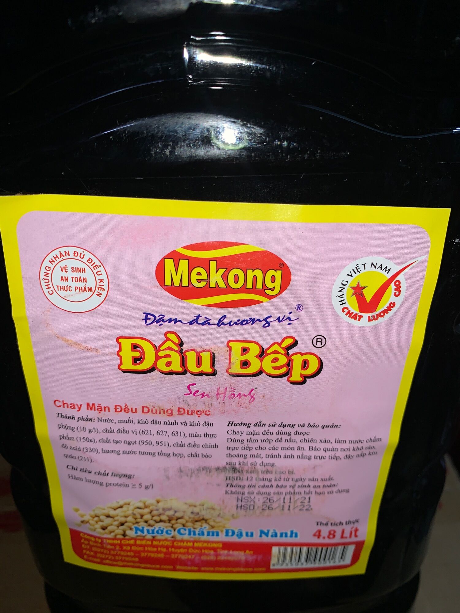 Nước tương Đầu bếp 5 lít