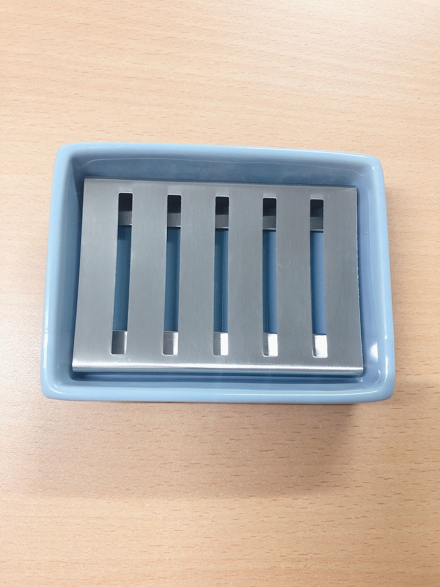 [HCM]KHAY ĐỰNG XÀ PHÒNG CAO CẤP SỨ + LƯỚI INOX 304