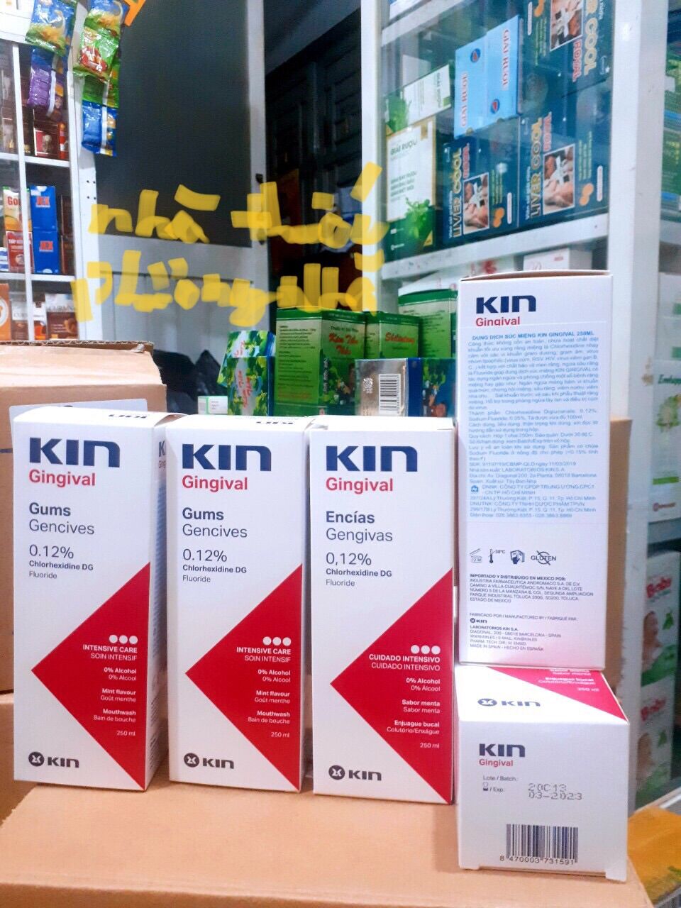 Nước súc miệng KIN Gingival chai 250ml