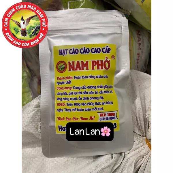 Cám chim nam phở-hạt cào cào cao cấp 100g