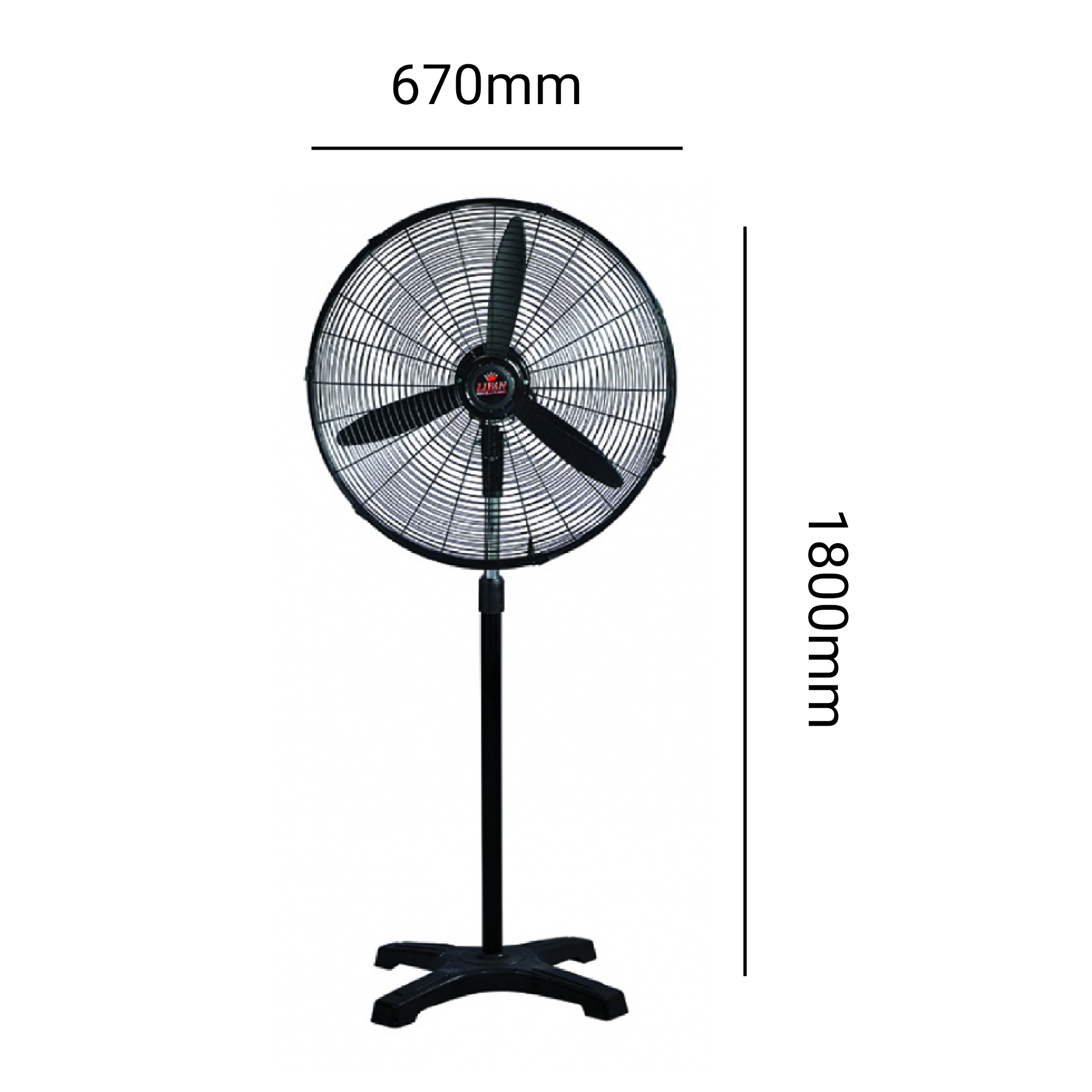Quạt đứng công nghiệp Lifan Đ-24CX(110W)