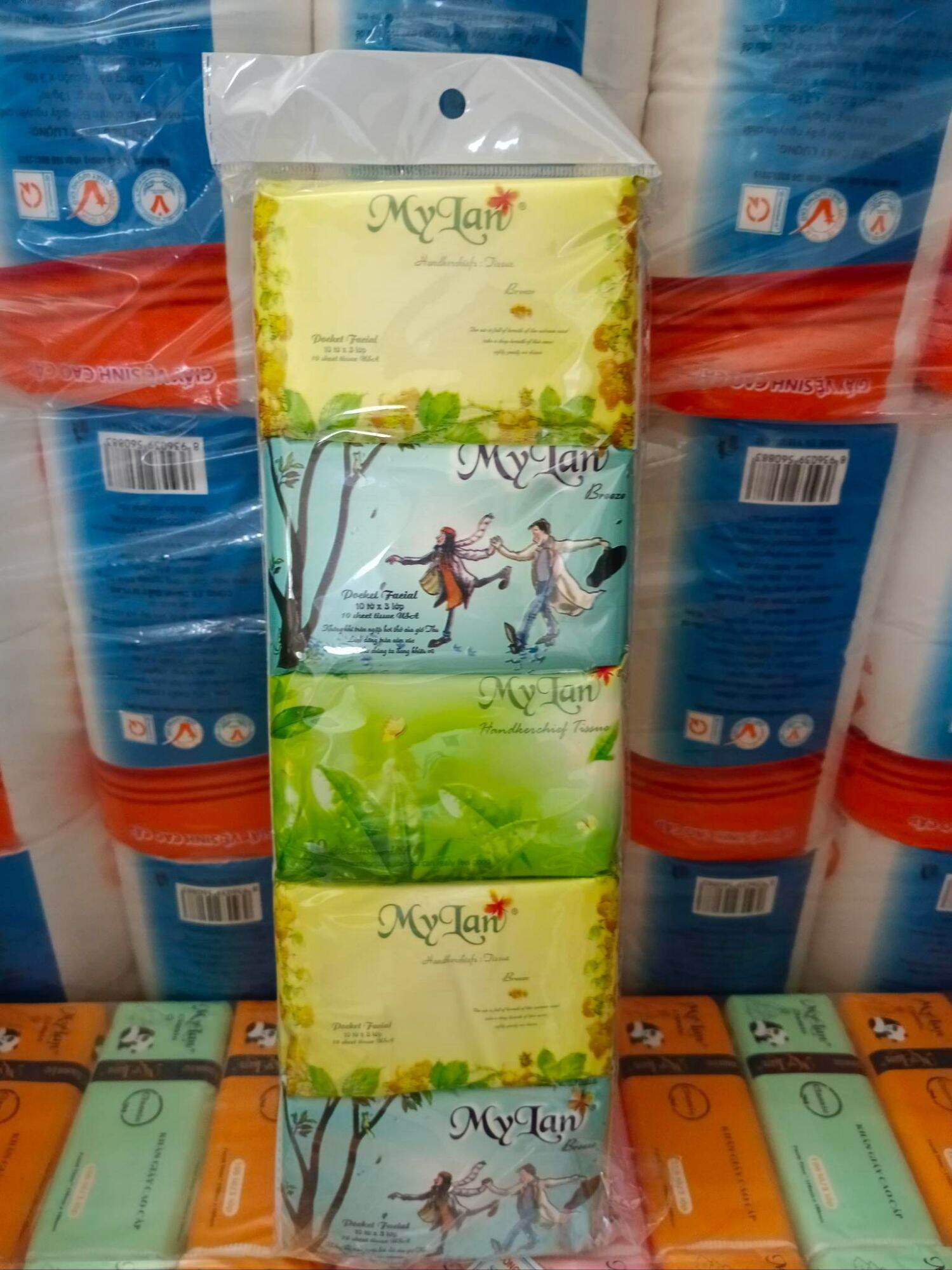lốc 10 gói khăn giấy bóp ví mylan