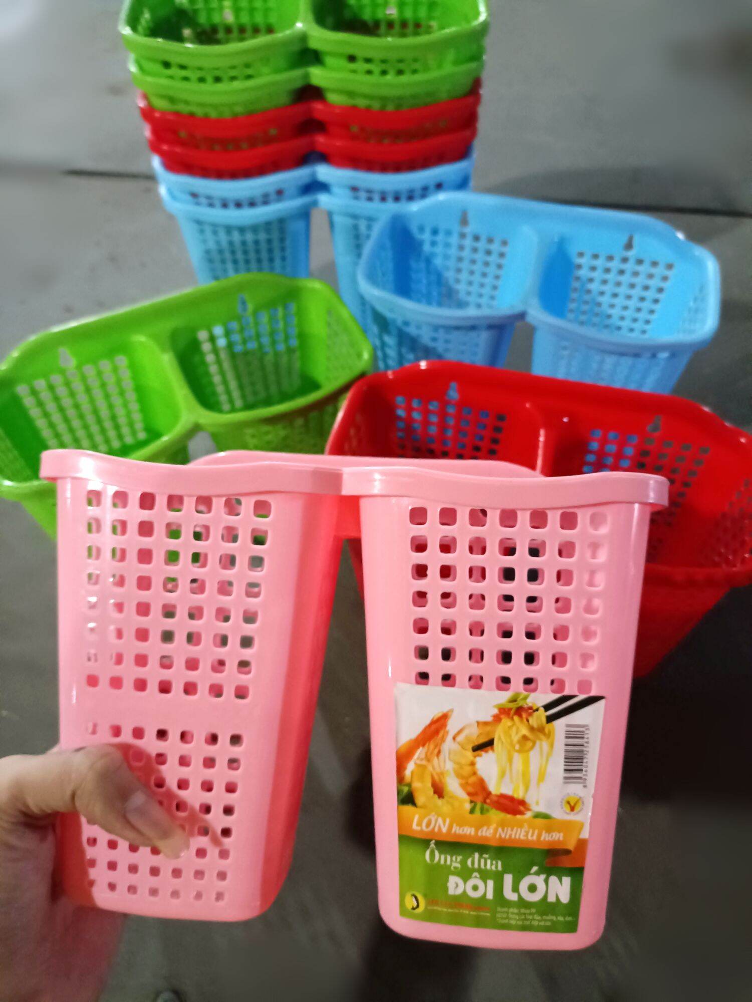 Ống đũa đôi nhựa lớn
