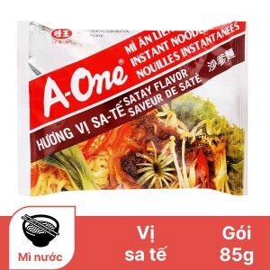 Thùng 15/30 gói mì sa tế a-one gói 85g b6200