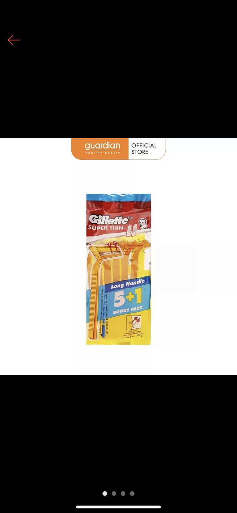 Dao cạo râu Gillette Super Thin II hoặc Blue II plus (gói 6 cây)