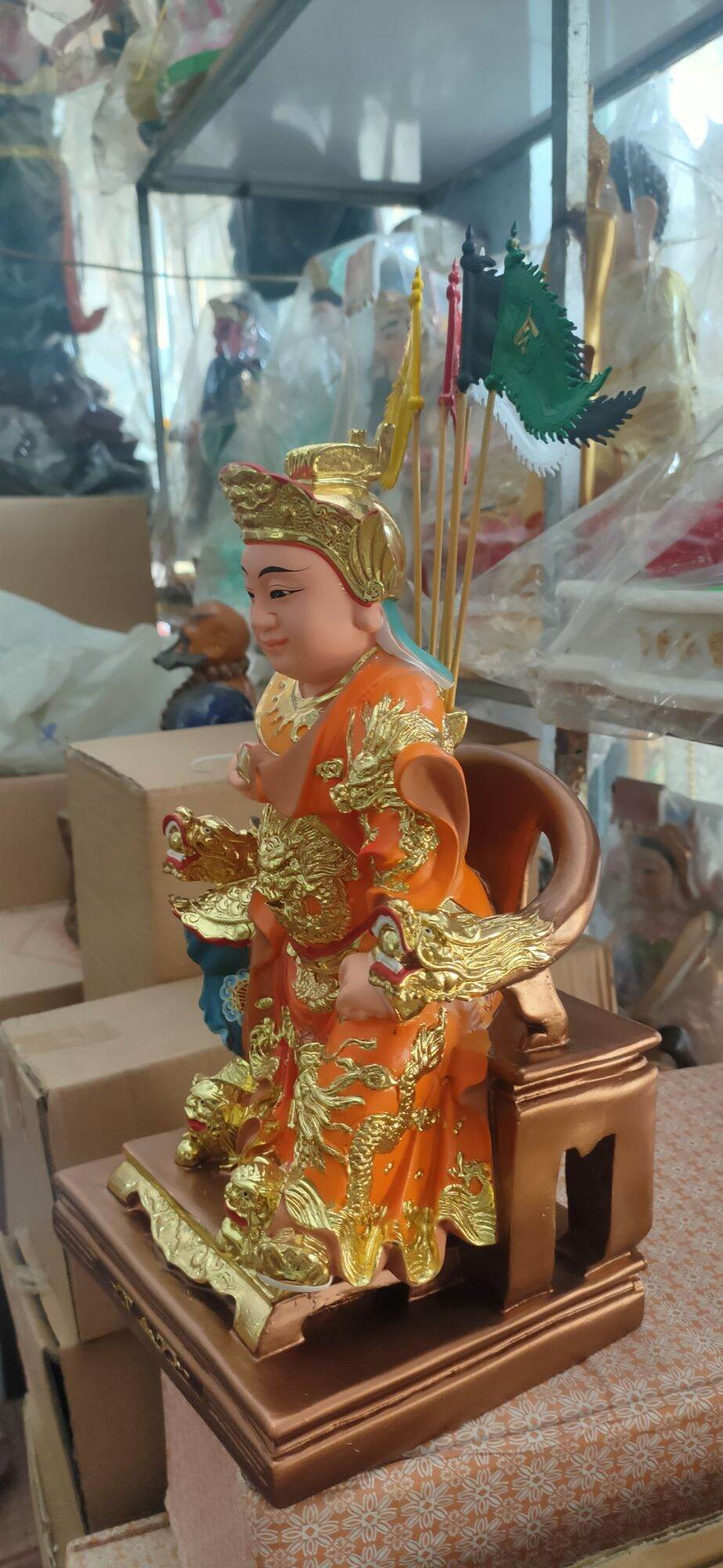 Tượng chánh sói đại càng 30 cm