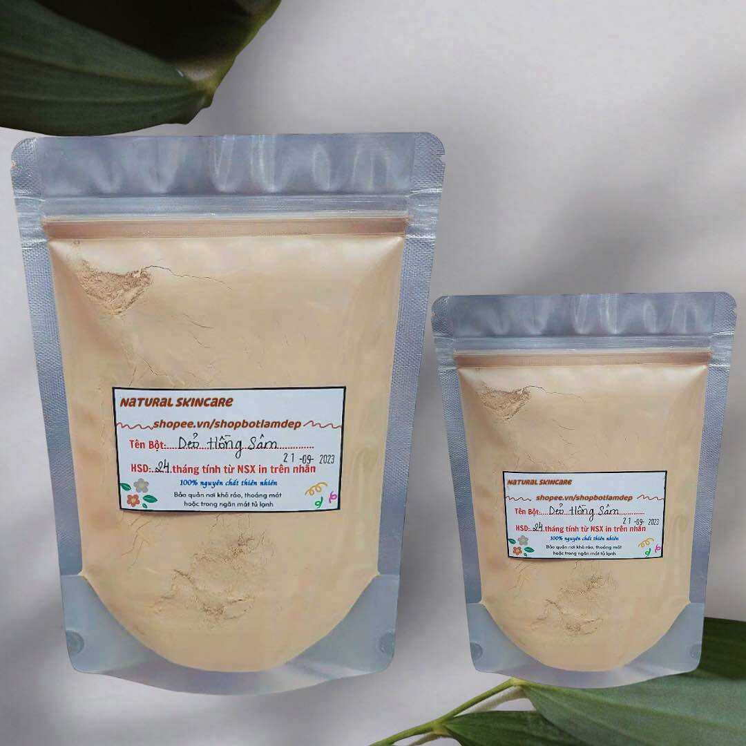 Mặt nạ dẻo hồng sâm collagen mờ thâm & dưỡng da - sản phẩm handmade