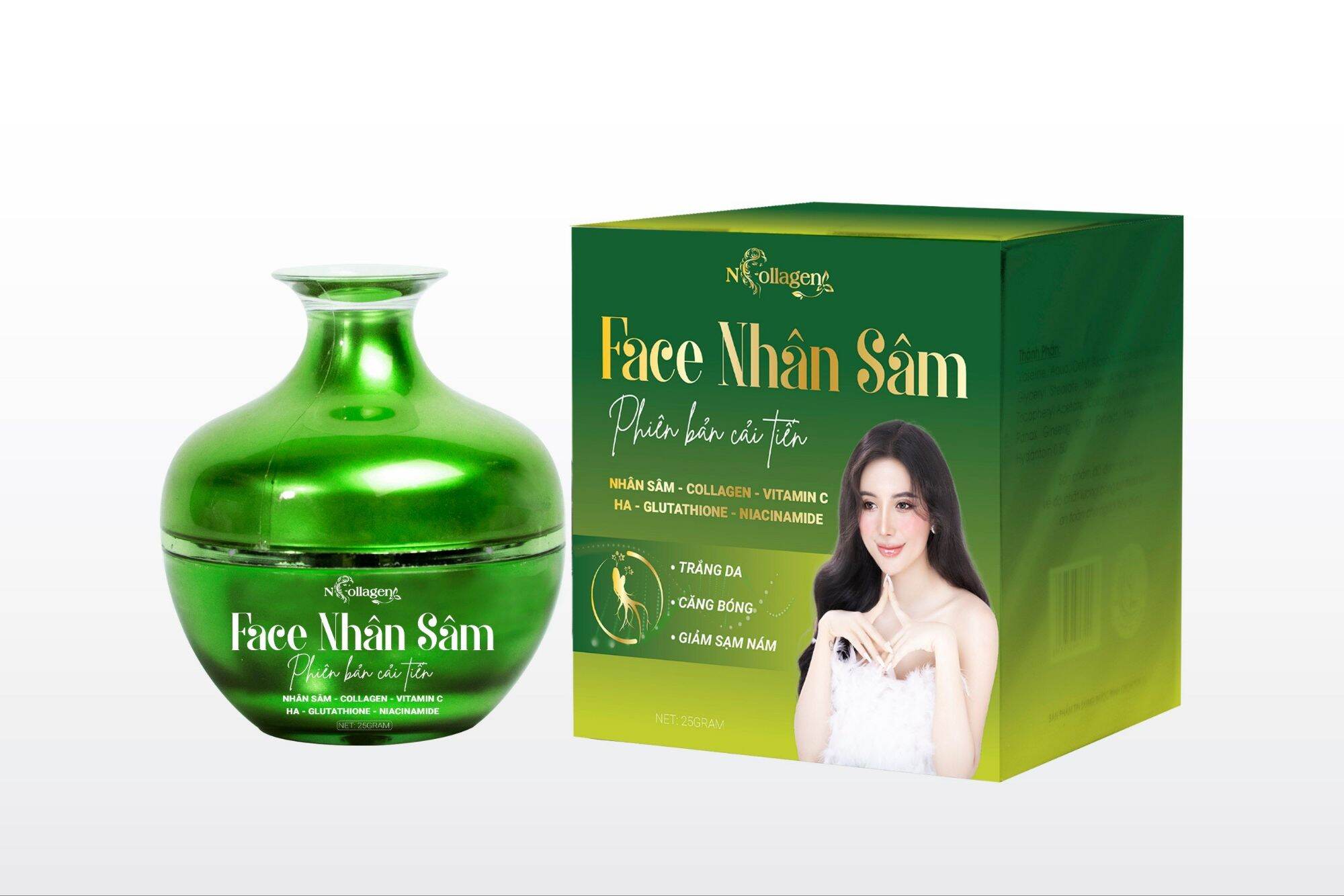 face sâm xanh ncollagen