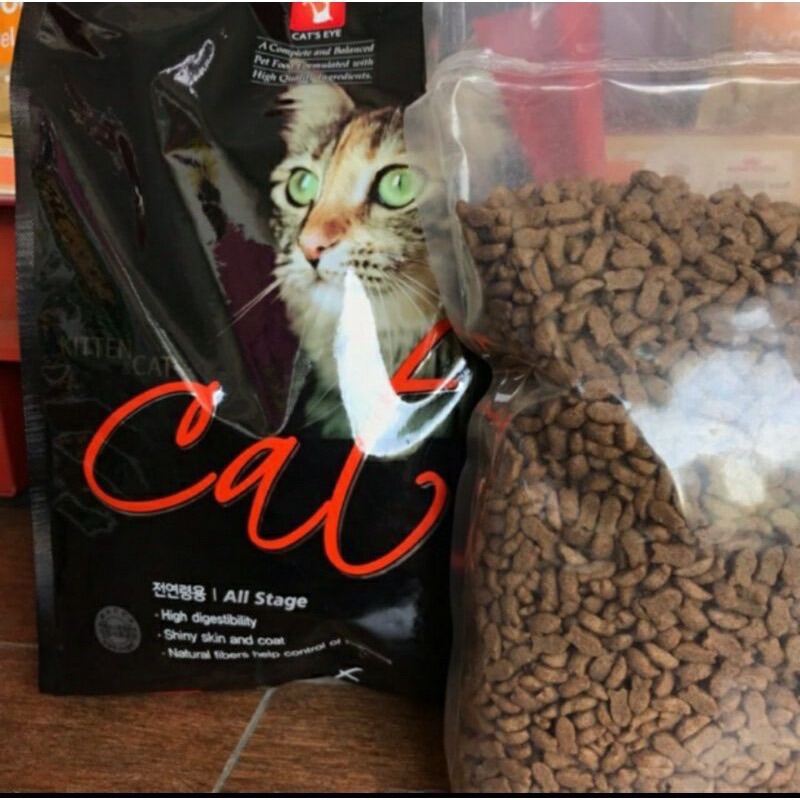 Combo 5kg hạt cateye túi zip bạc - thức ăn khô cho mèo
