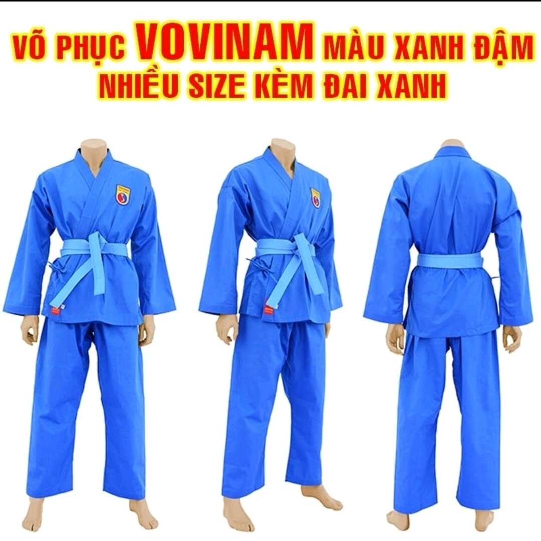 BỘ VÕ PHỤC VOVINAM KÈM THEO ĐAI