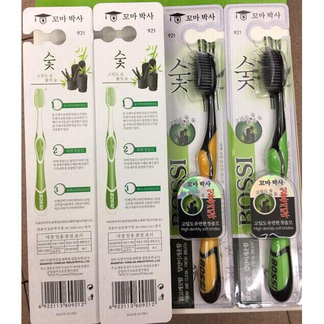 Bàn chải đánh răng THAN TRE hàn quốc/1chiếc