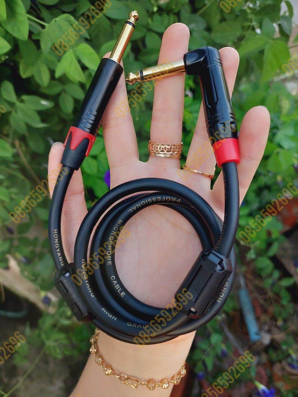 Dây tín hiệu jack 2 đầu 6ly dài 1m