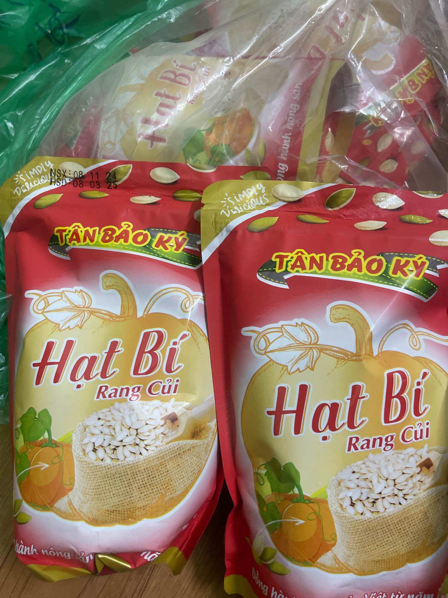 Hạt bí rang chín Tân Bảo Ký tại Huế 1kg