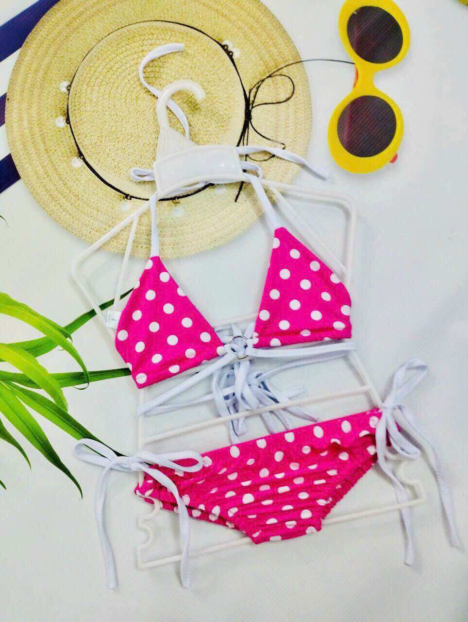 Bikini 2 mãnh nhiều mẫu cho bé gái