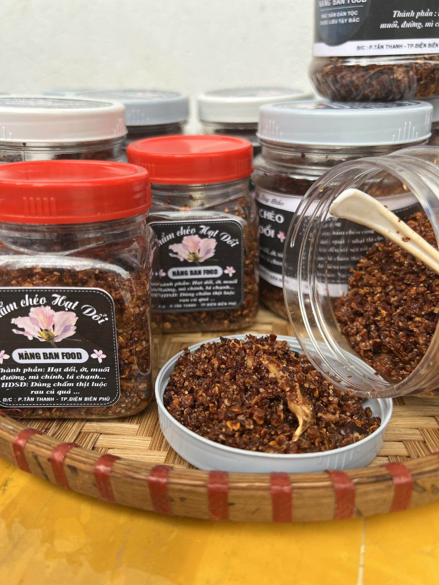 chẩm chéo hạt dổi Nàng Ban Food