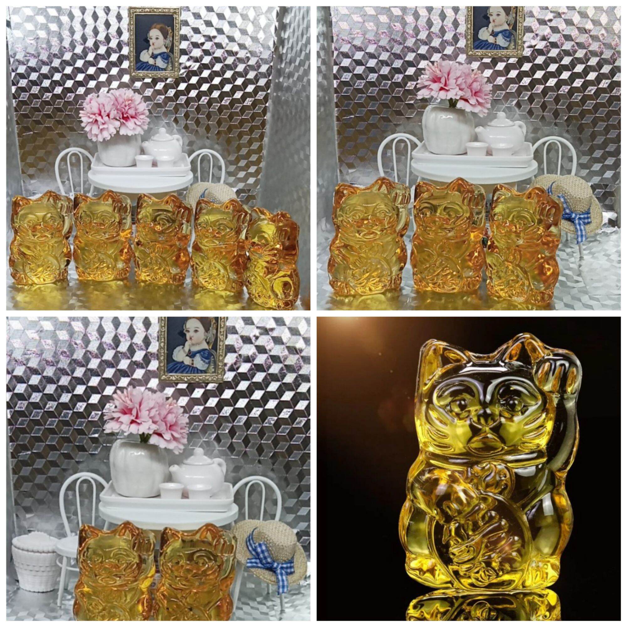Crystal Lucky Cat