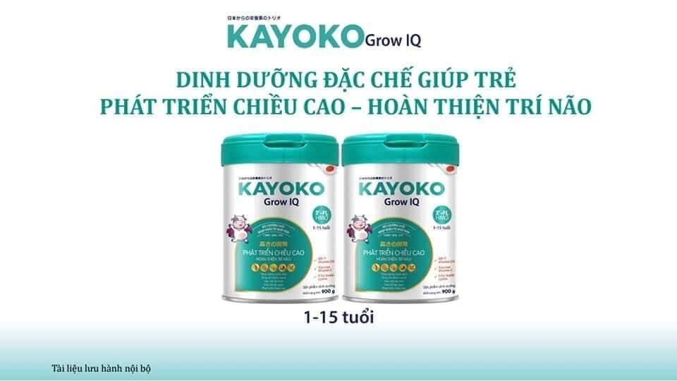 Sữa Nhật Kayoko Grow IQ 900g