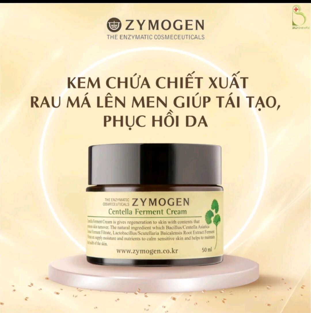 ZYMOGEN CENTELLA FERMENT CREAM TÁI TẠO VÀ PHỤC HỒI DA