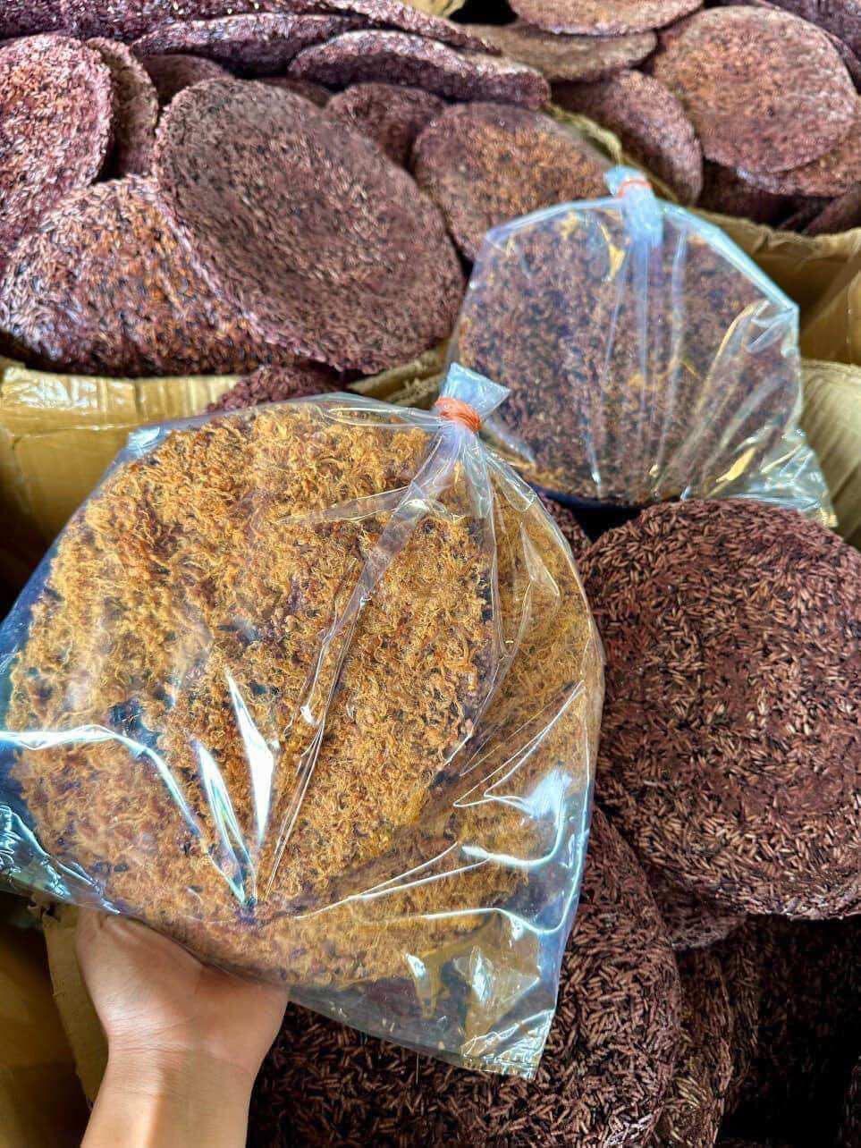 Cơm Cháy Đáy Nồi Gạo Lứt Siêu Chà Bông 500gr