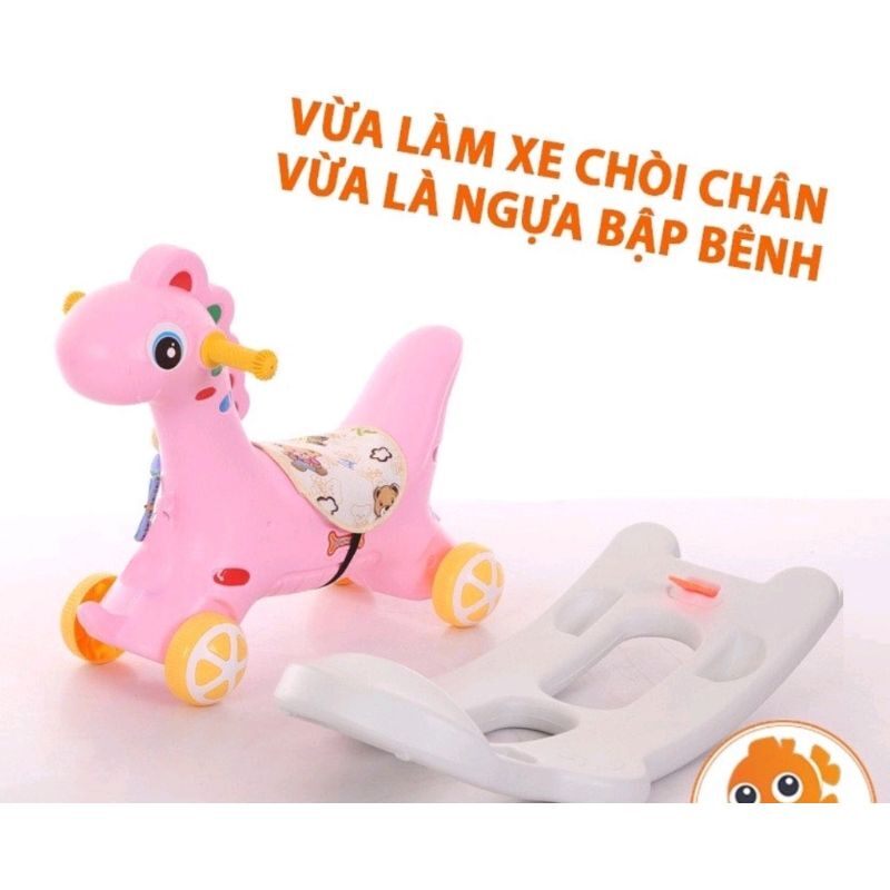 ngựa bập bênh cho bé mẫu mới 2022