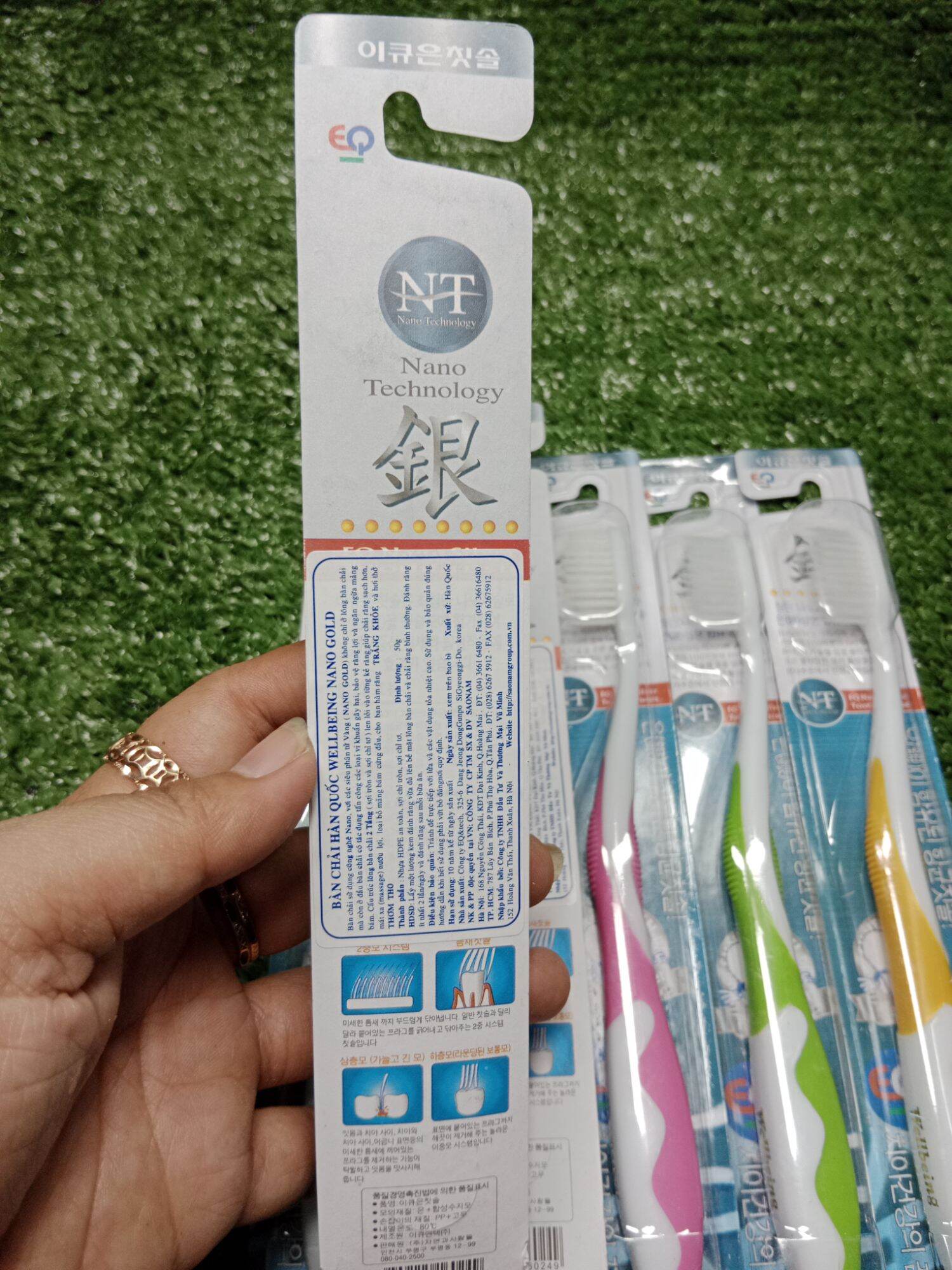 Bàn chải đánh răng EQ Tech nhập khẩu Hàn Quốc [công nghệ Nano]