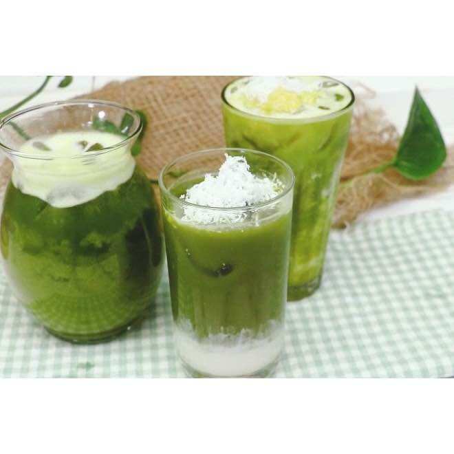 Bột đậu xanh rau má cốt dừa hộp 500g