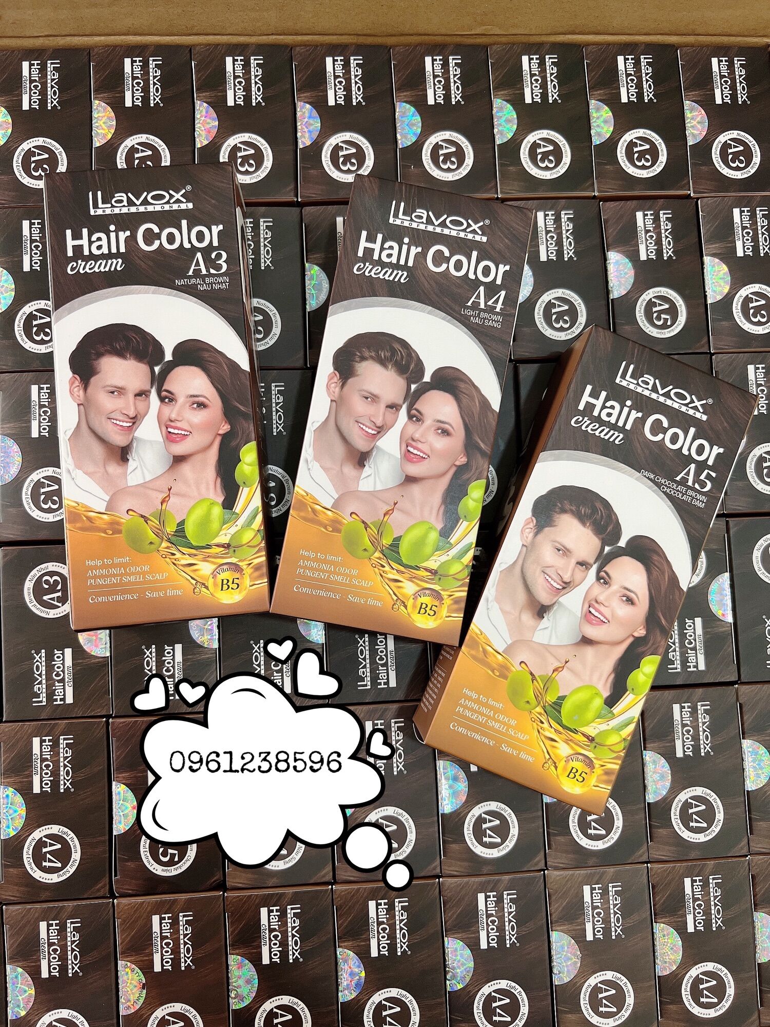 Nhuộm Phủ Bạc Lavox A3, A4, A5 Hàng Công Ty Mẫu Mới