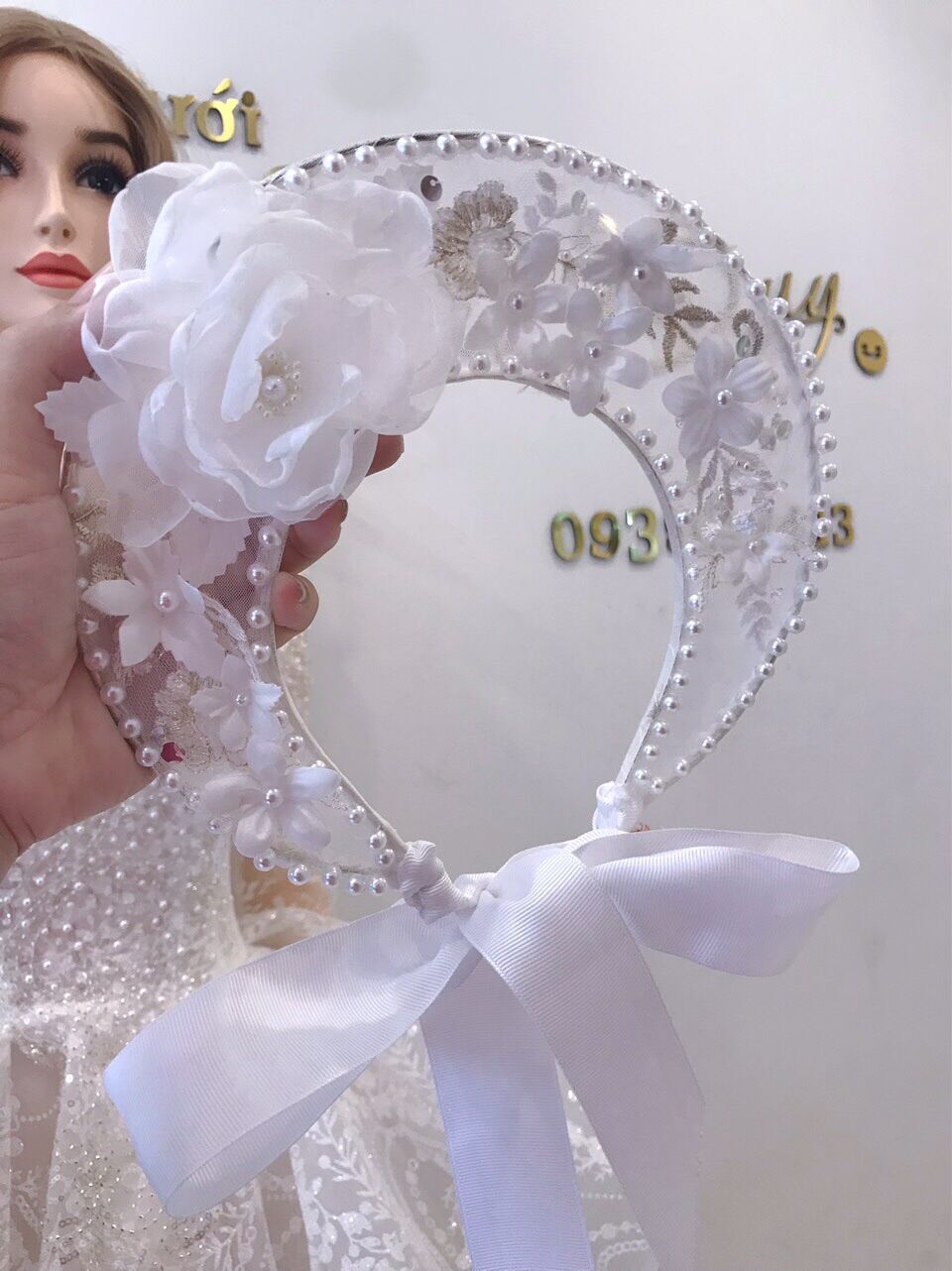 Mấn lưới cô dâu tân thời siêu xinh