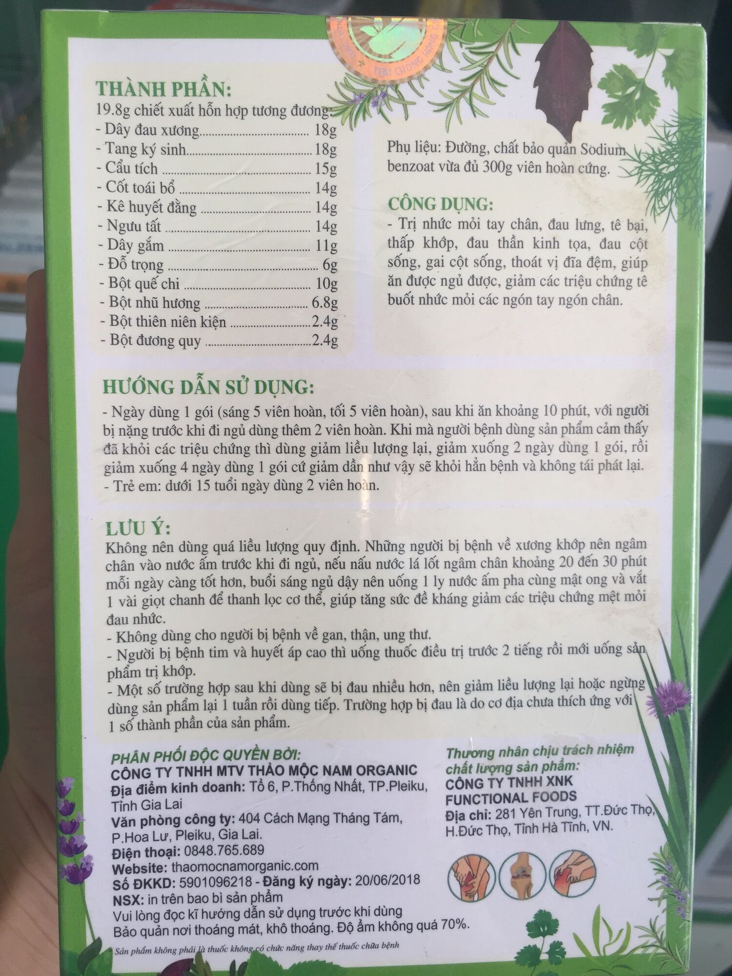 Xương khớp thảo mộc nam