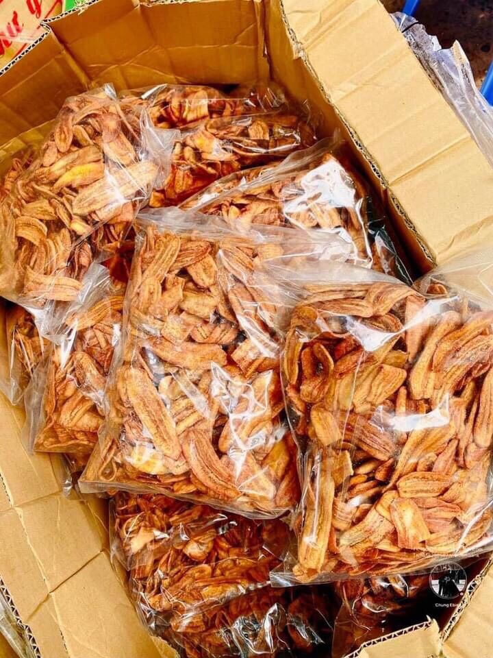 Chuối sấy giòn ngon 500gr