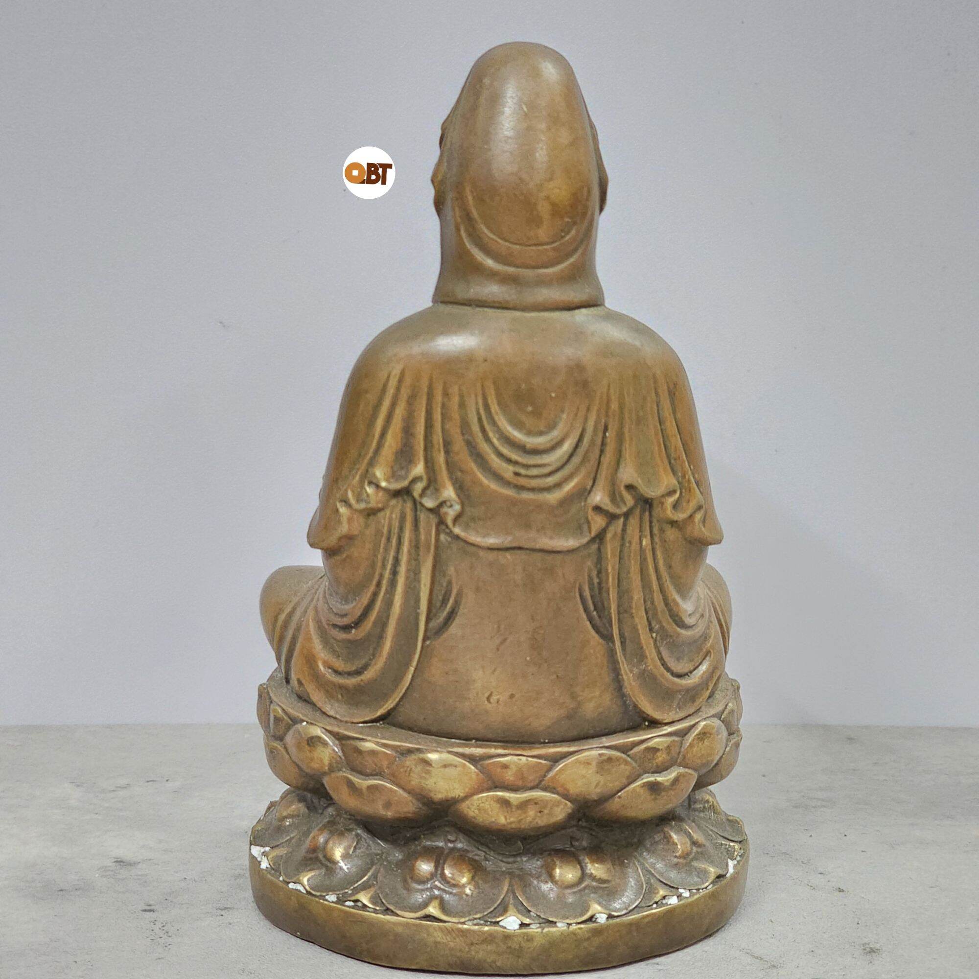 Phật bà quan âm ngồi bằng đồng phong thuỷ