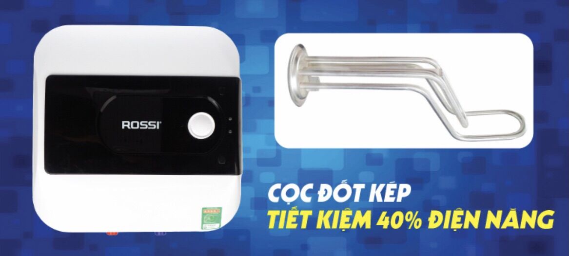 {20L} Bình nóng lạnh Rossi Sola 20SQ (chống giật, tự ngắt)