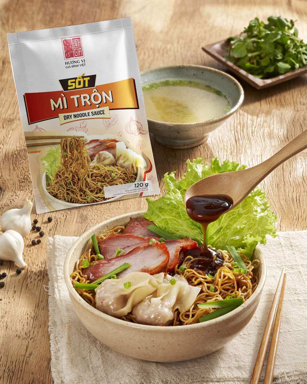 Sốt trộn mì Đỉnh Gia siêu tiện lợi