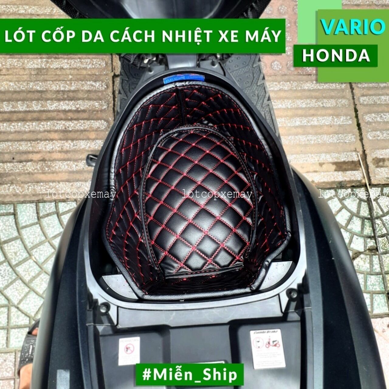 Đệm lót cách nhiệt xe máy Vario - Click ( 125 + 150 )