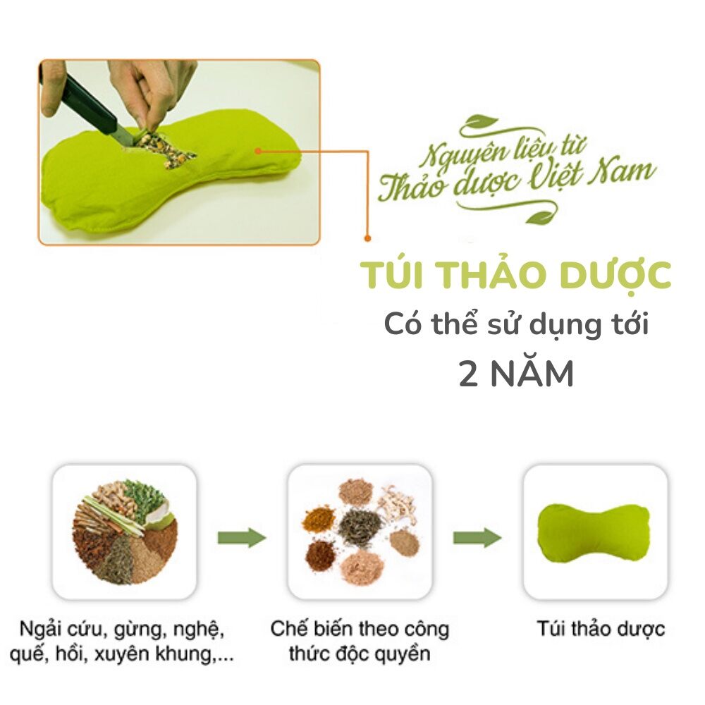Túi Chườm Thảo Dược Mắt Hapaku