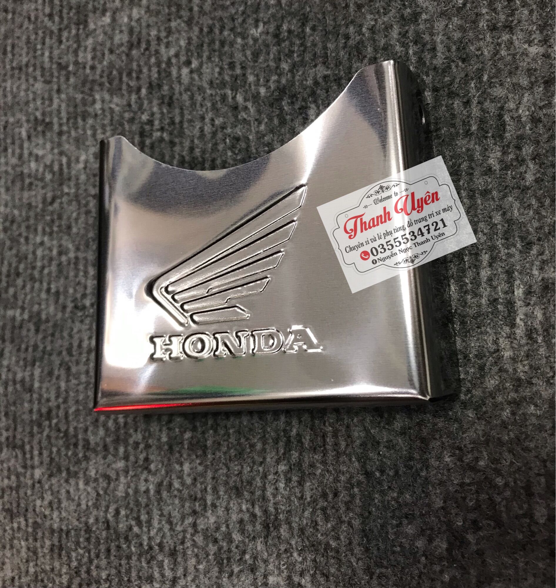 Nắp đậy pô e xe cúp 81 inox