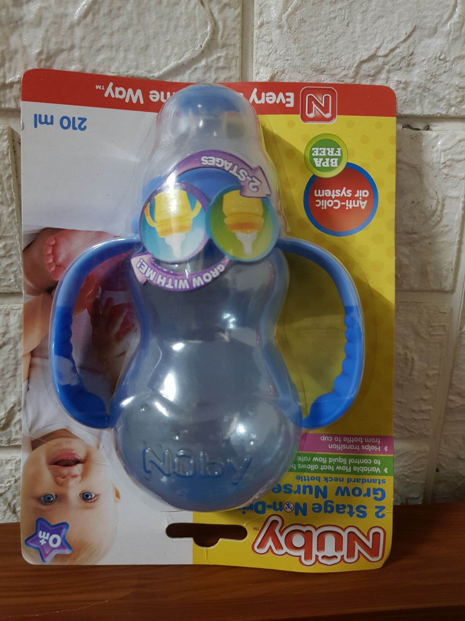 Bình sữa Nuby 210ml chống sặc cho bé