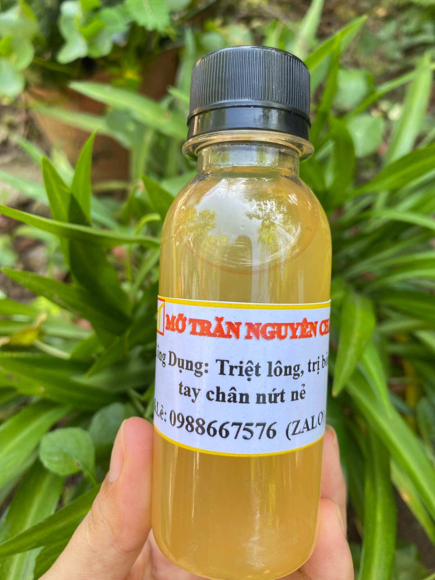 Mỡ trăn nguyên chất triệt lông 100ml