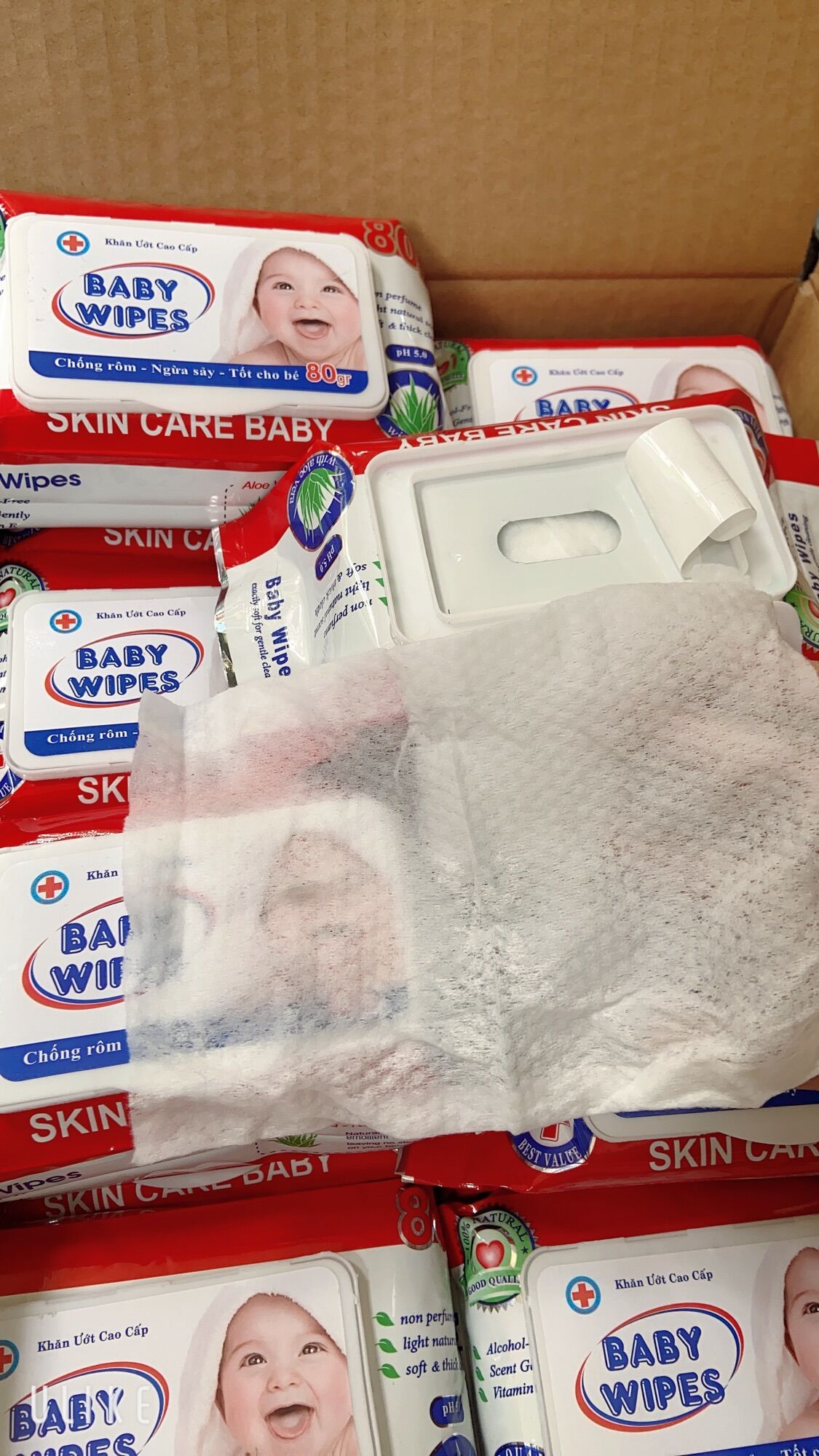Khăn ướt Baby Wipes gói 80 tờ