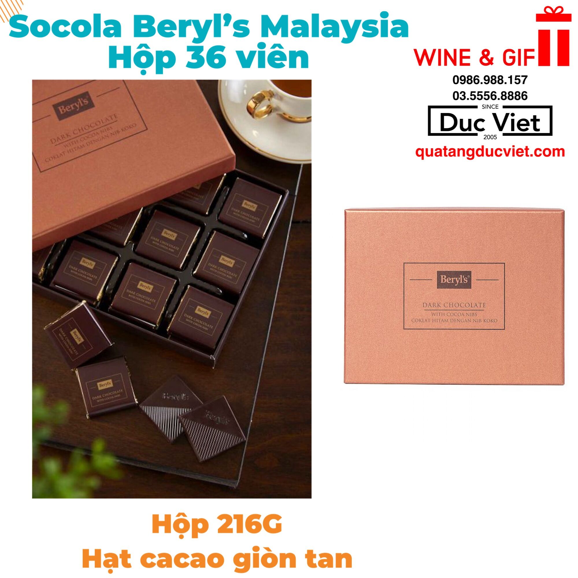 Socola beryl’s Malaysia 216G