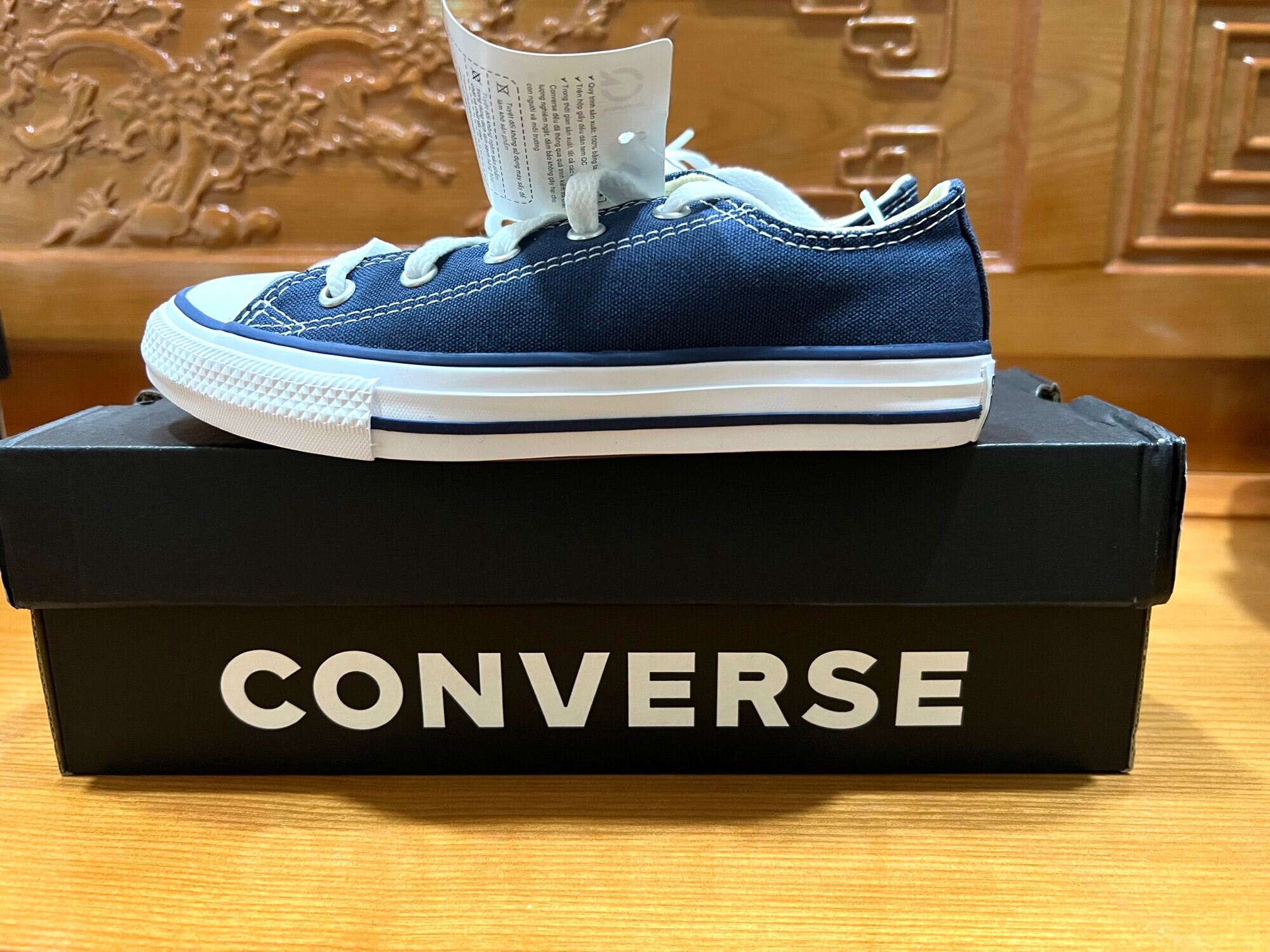 Hàng chính hãng, mới 100% Giày Converse Kid Classic màu xanh dương