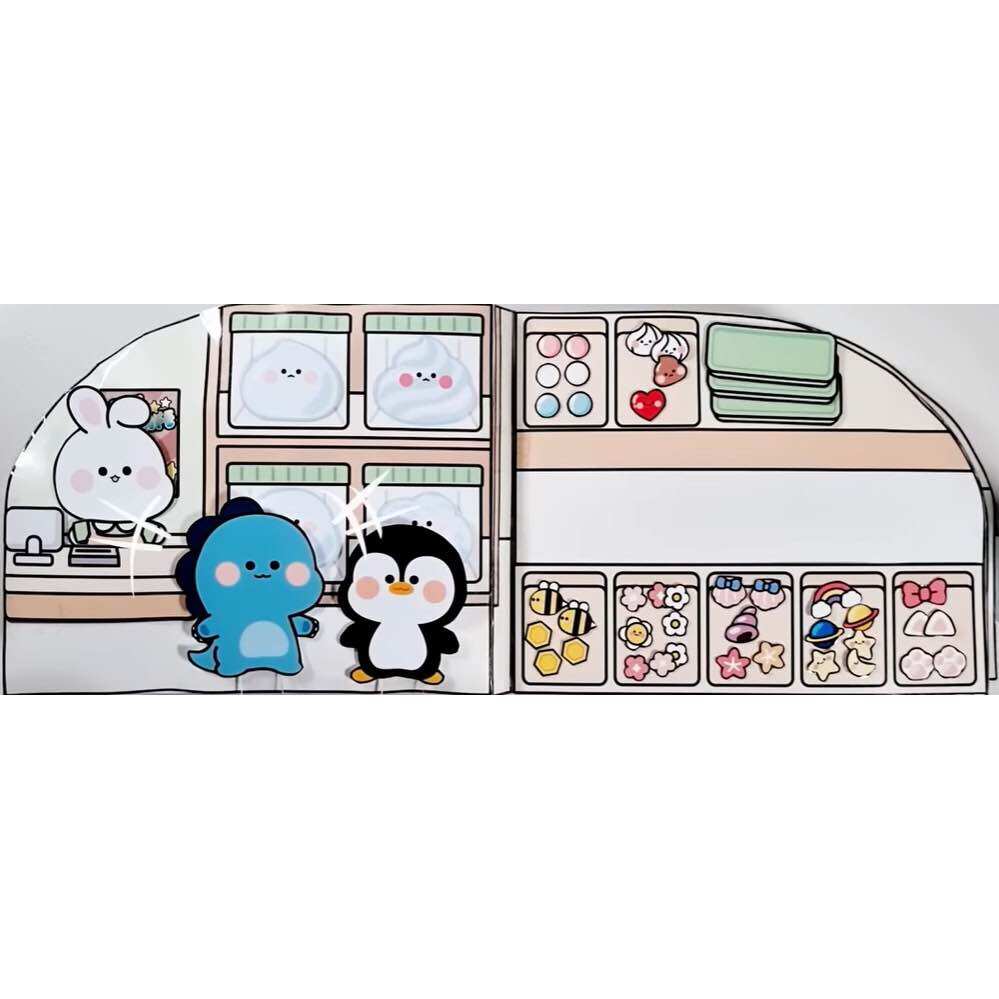 Squishy búp bê giấy Của Hàng Cream