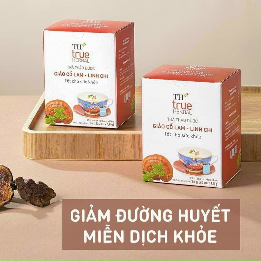 Hộp trà giảo cổ lam - linh chi th true herbal
