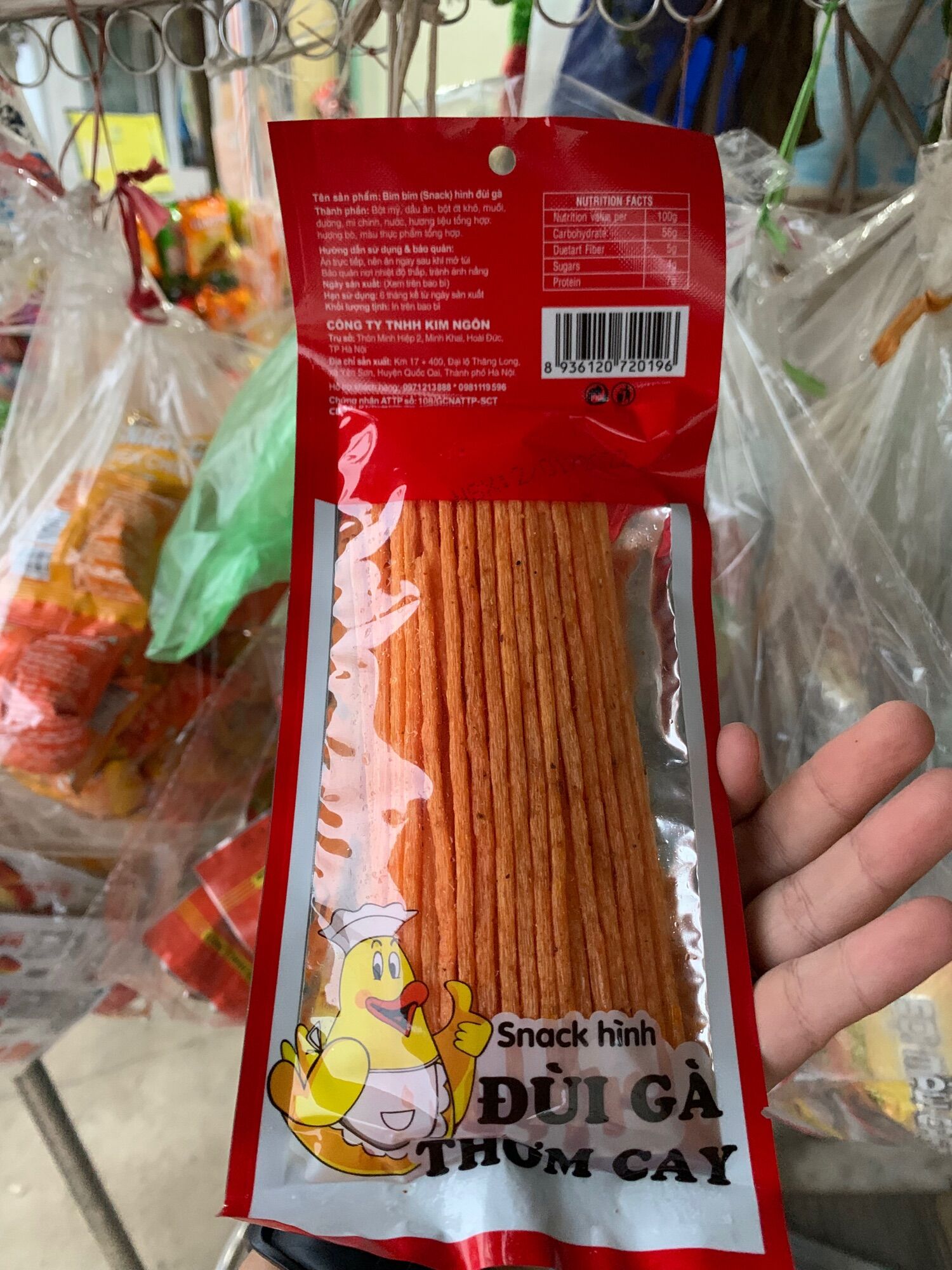 Combo 10 gói snack Đùi gà thơm cay