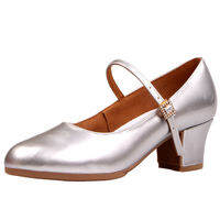 WUNUO | Giày Nhảy Đế Mềm Bóng Loáng Đế Cao Cho Phụ Nữ