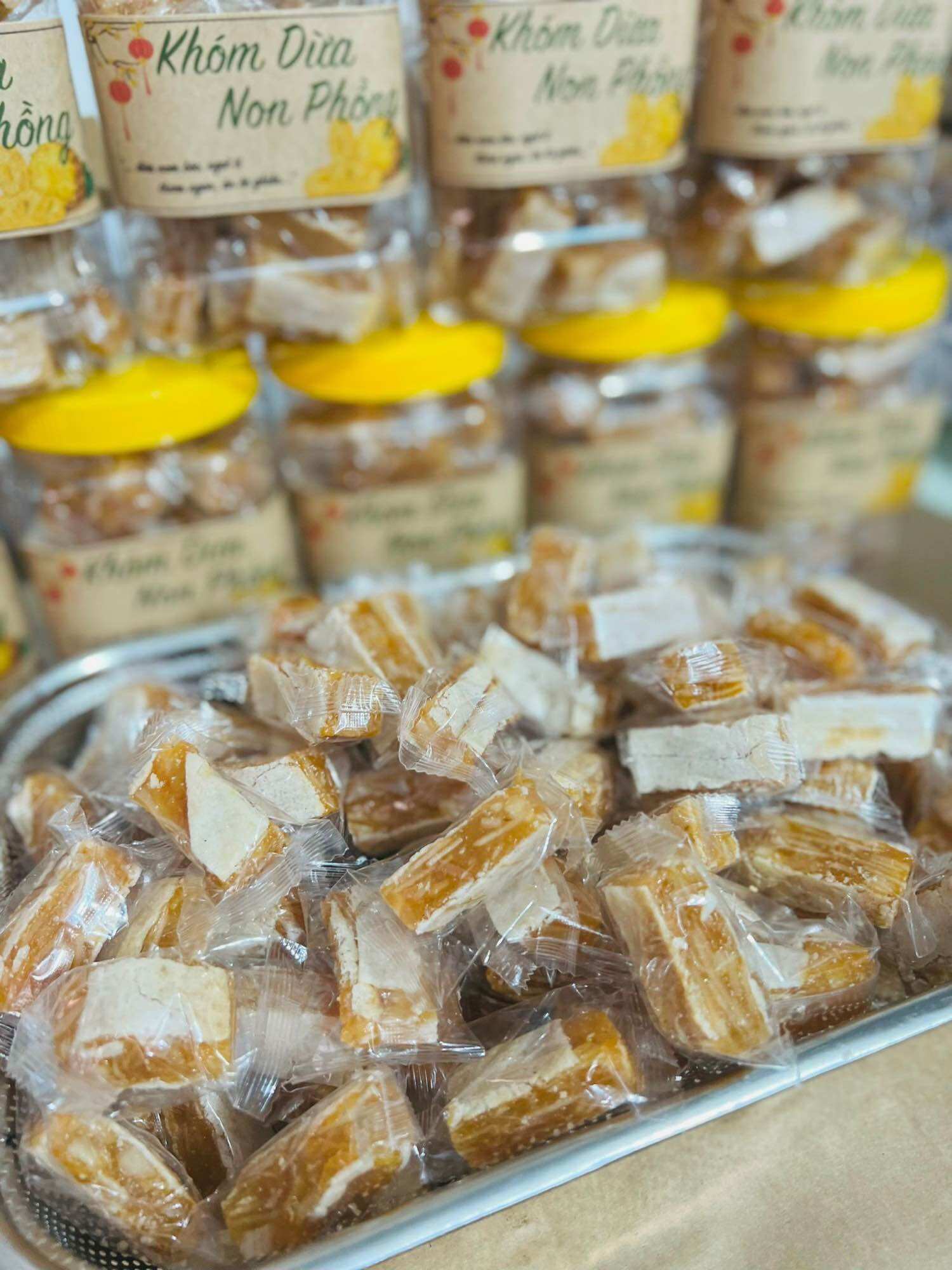 Mít dừa non bánh phồng 500gr