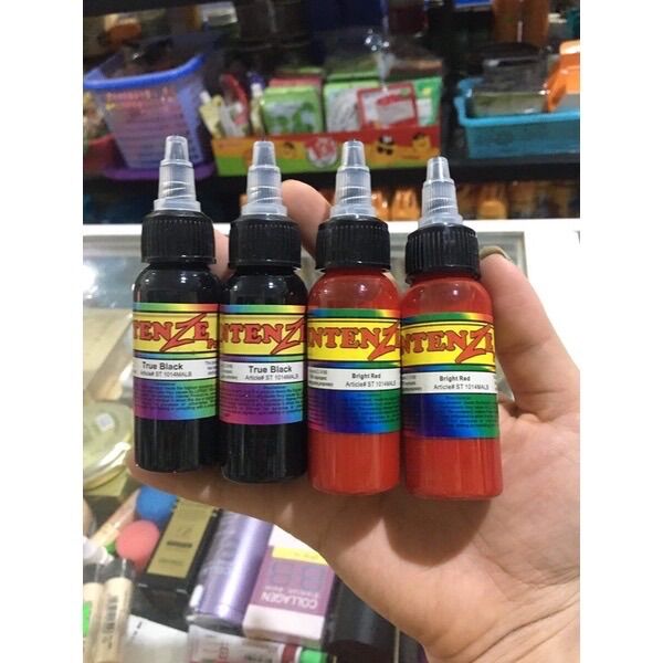 Mực tập phun xăm 30ml, mực Tatoo intenze