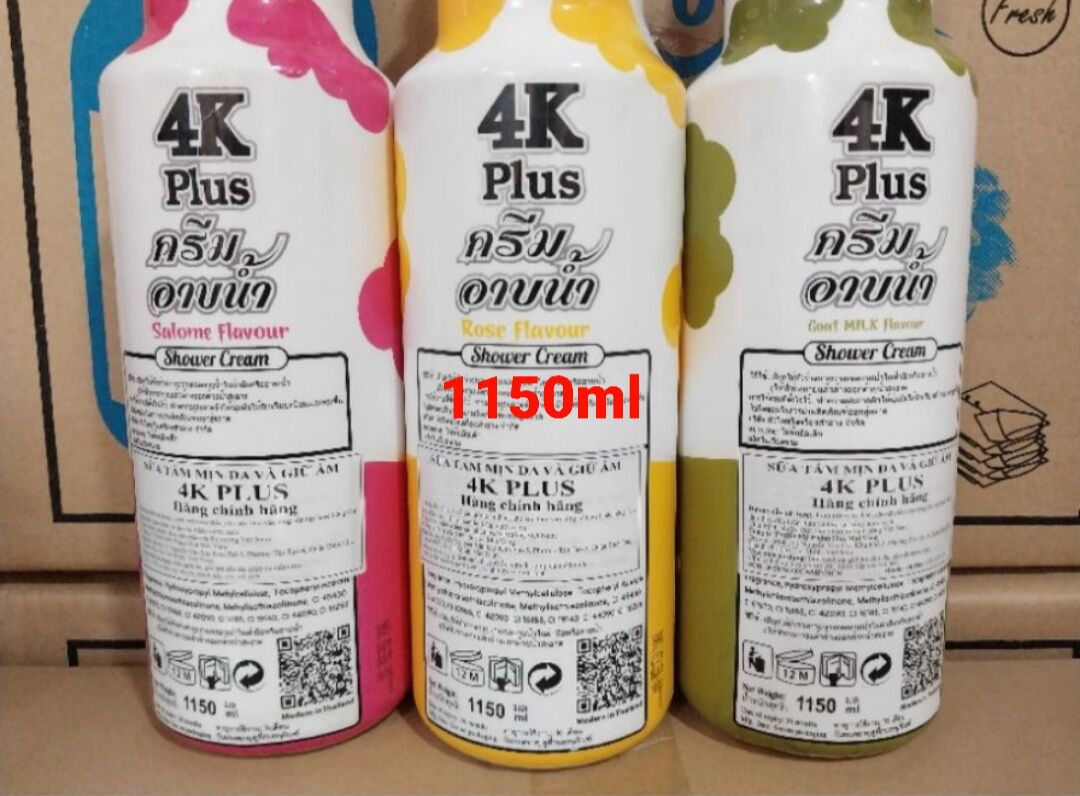 Sữa Tắm 4k plus Thái 1150ml ( Chính Hãng có tem cty )